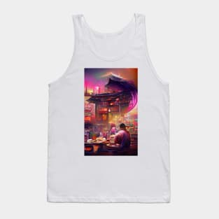 Ramen Terrace | Cyberpunk| Ramen near me Tank Top